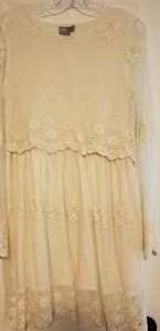 ASOS white lace dress
